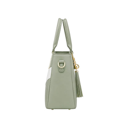 Kelven Green Structured Women’s Satchel Handbag