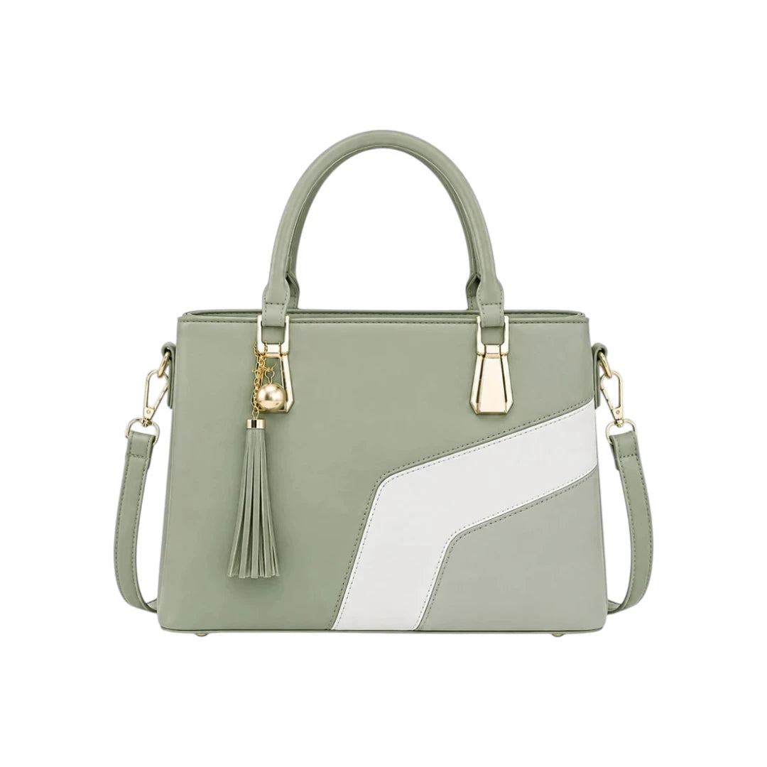 Kelven Green Structured Women’s Satchel Handbag